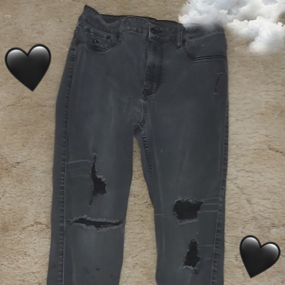 Ripped Black skinny Jeans